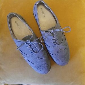 Grey oxfords